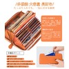 Multi-functional Wallet, Cowhide, Receipts, Clean Long Wallet, Women's, 18 Cards,