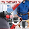 KUNN Tape Measure Holder for Belt Universal Clip Fits Wide