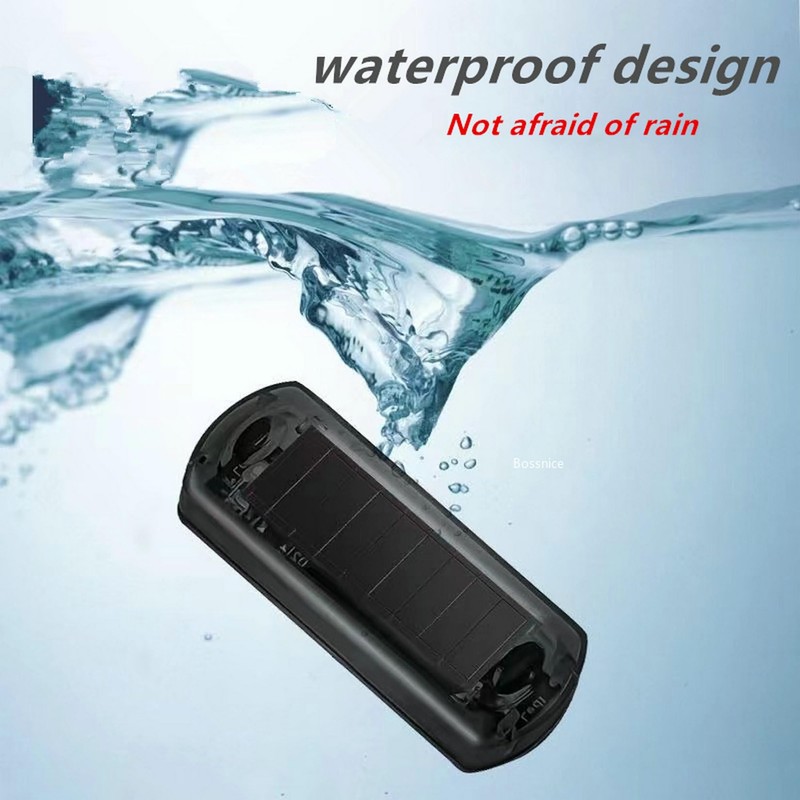 Kenhihi Emergency Strobe Light Strip, Ultra Mini Solar Warning Flash,