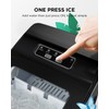Ice Maker Machine for Countertop, 9 Bullet Ice Cubes Ready