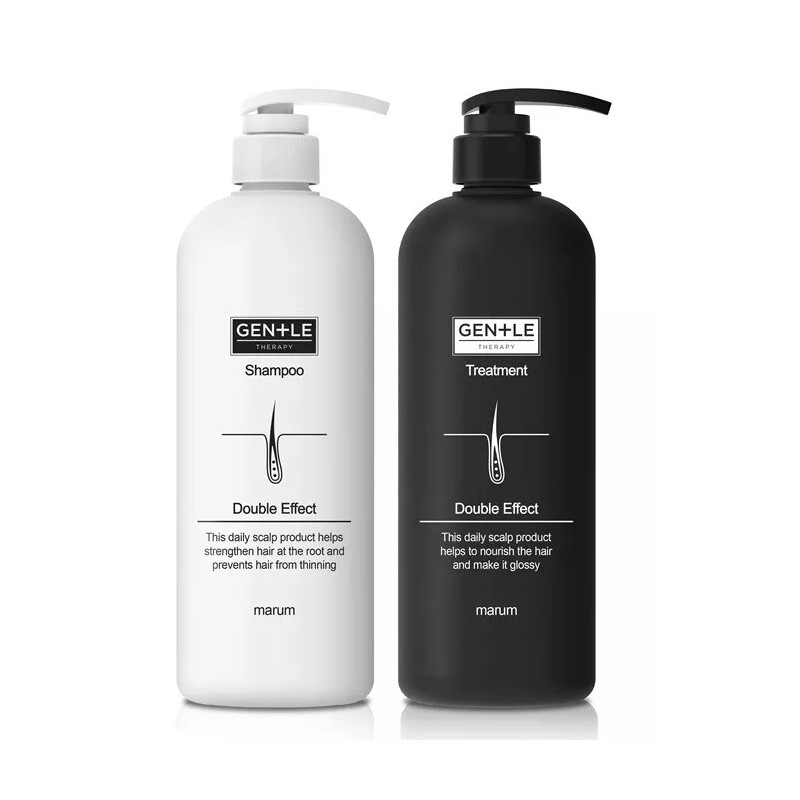 marum GENTLE THERAPY Shampoo & Treatment (750ml) for Hair lossing