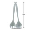 Zeal G205G Salad Servers, Sage Green