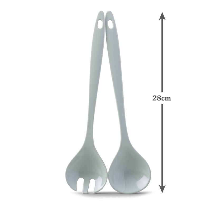 Zeal G205G Salad Servers, Sage Green