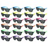 Edge I-Wear 24 Pack 80s Neon Party Sunglasses for Adult
