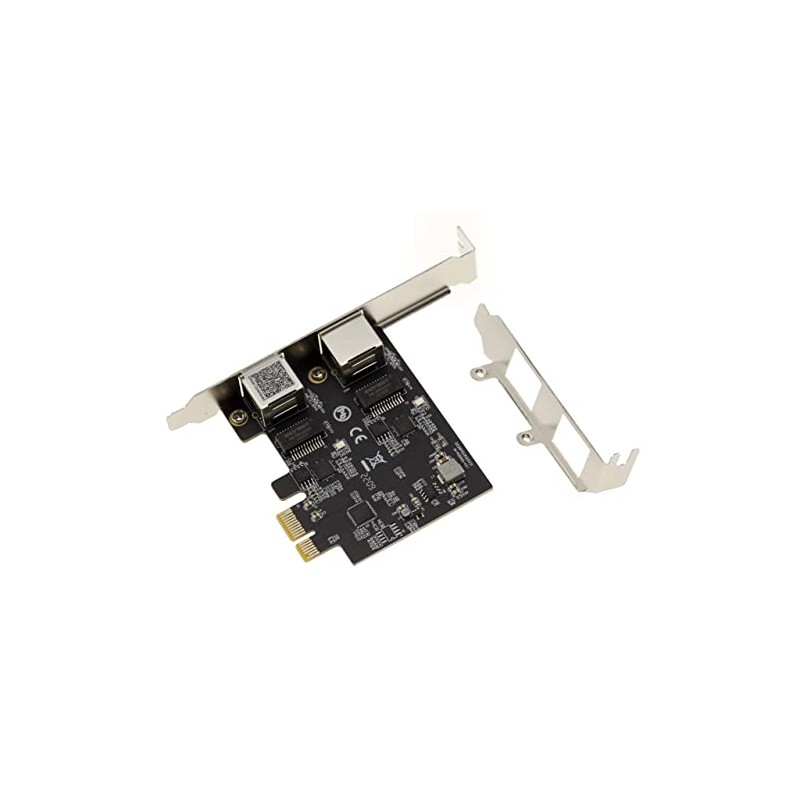 KALEA-INFORMATIQUE PCIe 2.5 LAN Dual Gigabit Ethernet Card 10 100