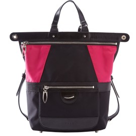 Tusk Women's Gotham Small Security BackPack BLACK/PINK