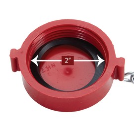 Plastic 1 1/2" NH Cap - 2 Pack