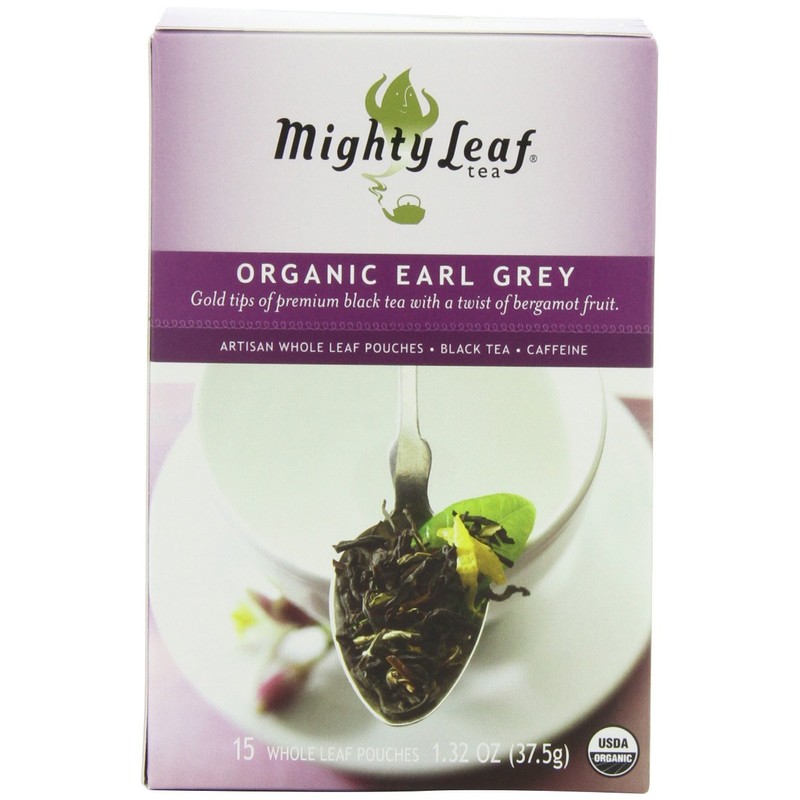 Mighty Leaf Black Tea, Organic Earl Grey, Smooth and Aromatic