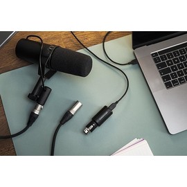 Shure MVX2U Interfaz de Audio Digital, Adaptador XLR a USB para Conexión Directa de Micrófono a Ordenador