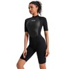 KMT Wetsuit Women, 2mm Shorty Wetsuits Neoprene Back Zip Wet