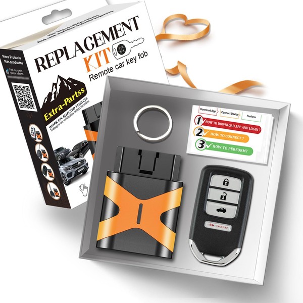 Extra-Partss Simple OBD Key for Honda Accord 2018 2019 2020