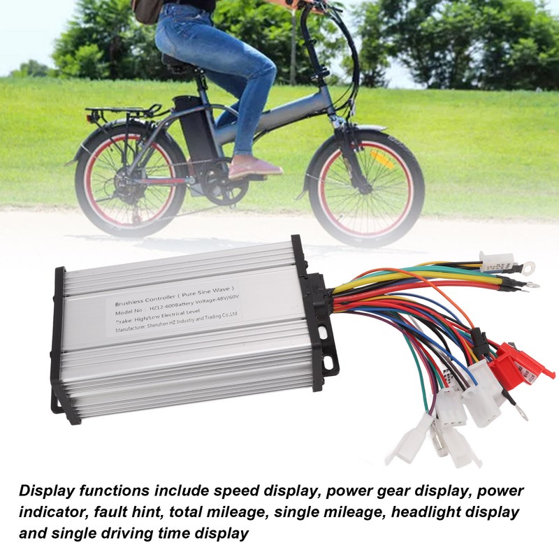 48V/64V 600W Brushless Controller Electric Sine Wave Bicycle Scooter Brushless