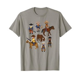 Cute Wild West Cowboy Toys T-Shirt