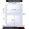 BYSLBTY 30 Pack 4x6 Recipe Card Protectors for 6 or