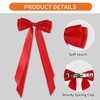 2 Pcs Red Ribbon for Hair Bow,Hair Bows for Girls,Large