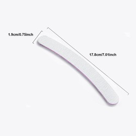 15 Professional Nail Files, Double Sided Emery Plate for Nails, 100/180 Grit, Acrylic Gel Nail File, Natural Nail Styling Tools for Pets for Home and Salon