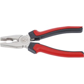 Kraftmann 326 Combination Pliers, Black/Red/Silver, 175 mm