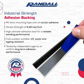 Adhesive Backed Brush Sweep Door Sweep (Clear Satin, 4 FT - 3/4" Long Brush)