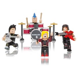 Roblox Action Collection - Punk Rockers Four Figure Pack [Includes Exclusive Virtual Item]