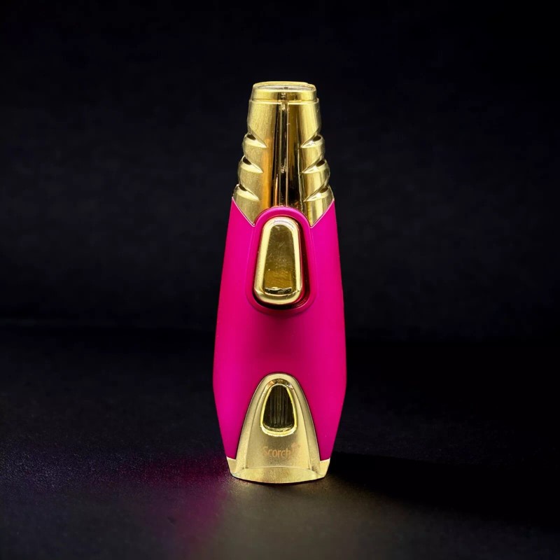 Scorch Torch Rocket Single Flame Butane Refillable Torch Lighter -