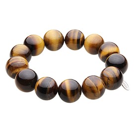 Senote t0002 Tiger Eye Bracelet [Power Stone Accessories], Stone, tiger-eye
