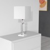 Dainolite Table Lamp, Square Shade