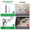 Amagabeli 4 Pack Hanging Plants Bracket 10" Planter Hooks Hangers