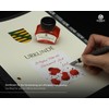 Indelible Ink, Red, with Converter, Certified According to DIN ISO