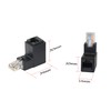 SinLoon RJ45 Crossover Adapter Cat6 Cat5e Ethernet RJ45 Male Female