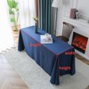 FANIVIN Polyester Tablecloth Rectangular Table Cover Dining Table Cover Hotel