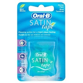 Oral-B Oral B Satin Dental Tape Mint Flavor 25m 27 yards 1 ct Pack of 2