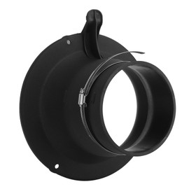 Glomora Agri-Fab 43791 Adapter, Lawn Vacuum Parts Hose Adapter for Agri-Fab Vacuums Enhanced Cleaning Power, Easy Installation (Black)