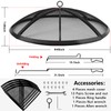 Fire Pit Spark Screen, Fire Pit Screen 40 Inch Round
