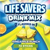 Lifesavers Singles to Go Powdered Drink Mix, Pineapple Punch, 6