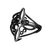 SIPURIS Witches Knot Ring Celtic Knot Ring Witchcraft Stainless Steel