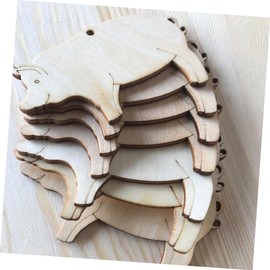 Gadpiparty 40 Pcs Unfinished Wooden Pig Cutouts - Blank DIY Wood Shapes for Crafts, Home Decor & Party Decorations - Smooth Sanded Pig Tags for Painting, Scrapbooking & Wedding Embellishments