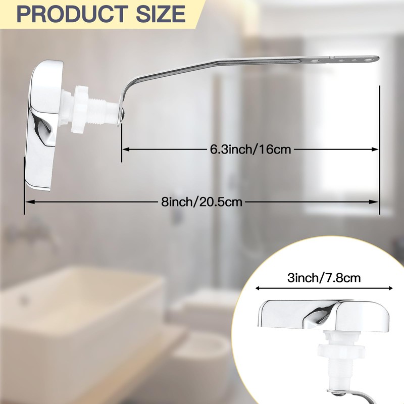 PuritySage for Kohler 87115-CP Left Side Trip Lever, Toilet Flush