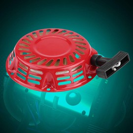 Acouto Ensamblaje de arranque retroceso repuesto rojo para generador gasolina 2KW 168FArrancador Arranque Conjunto arranqueArrancador arranquearranque para gx160 arrancador