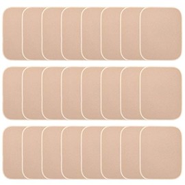 25 piezas de maquillaje cuadrado suave para mujer, base de maquillaje para ojos, cara, maquillaje facial suave, polvos, aplicadores de rubor, esponjas para uso seco y húmedo