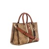GUESS Erenia Girlfriend Satchel, Latte Logo