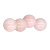 Okuyonic Esfera de Cuarzo Rosa, Tamaño de Palma, 4 Piezas,