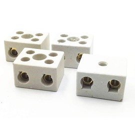 4Pcs Insulation High Temp Porcelain Ceramic Terminal Block AC 380V 30A