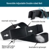LionVII Ratchet Belts Rotatable Buckle, 2 Colors in 1 Double-sided