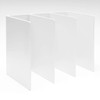 MUJI 02856410 Styrofoam Divider Stand, White Gray, 3 Compartments, Large,