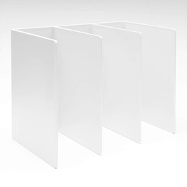 MUJI 02856410 Styrofoam Divider Stand, White Gray, 3 Compartments, Large, Approx. 10.6 x 8.3 x 6.3 inches (270 x 210 x 160 mm)