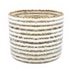Dhaka Fair Trade Seagrass & Cotton Storage Basket - Bread