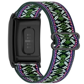 Fit for WHOOP 4.0 Bands with Case for Women Men, Breathable Adjustable Nylon Replacement Watch Band Straps Wristbands Bracelet Fit for WHOOP 4.0 Fitness & Activity Tracker (Green1)