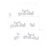 ITZAMNA Chic Gratitude Note Cards 100 Cards Business Card Size