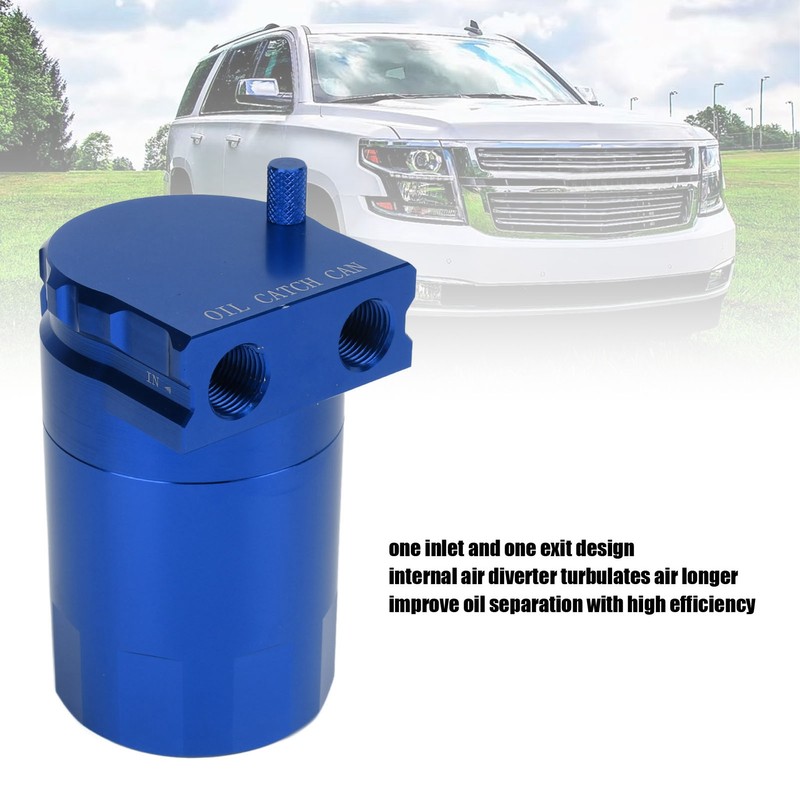 Oil Catch Can Aluminium Alloy Fuel Separator Reservior Trap Tank