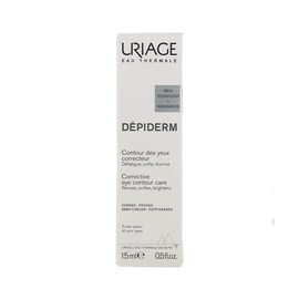 Uriage Dépiderm Corrective Eye Contour 15ml - Anti-Puffiness & Dark Circles - Moisturizing & Protective Eye Corrector - Dermatologically Tested